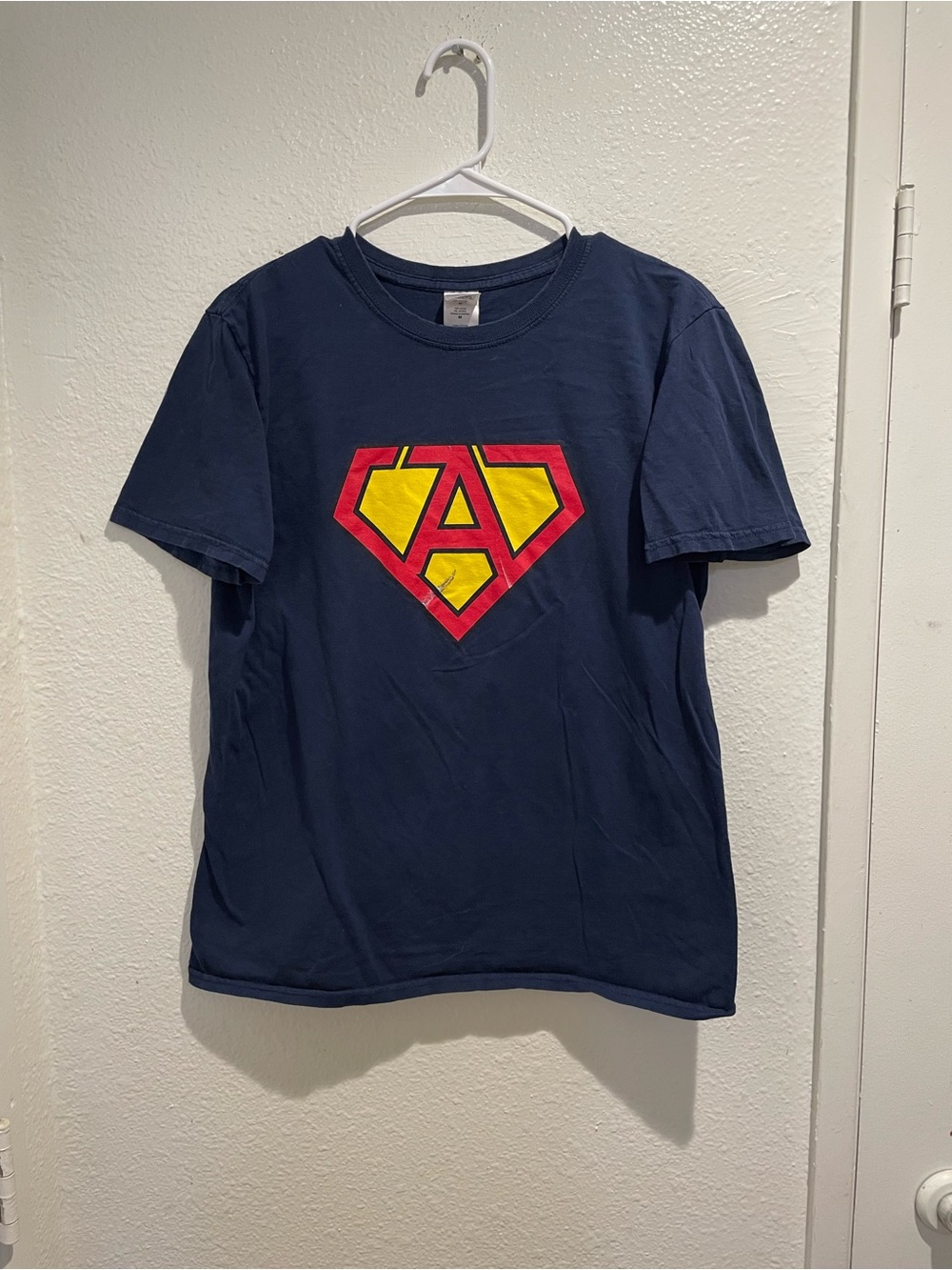Gildan Softstyle Agility Recovery Ready For Any Disaster Navy Tee Men's M